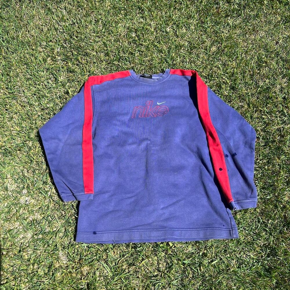 1990s Nike Sweater long sleeve shirt mens size L Large rare